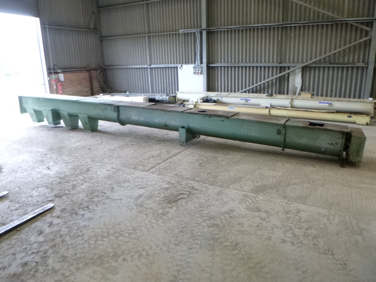 420mm U Trough Auger / Screw Conveyor | M & M Wood Ltd